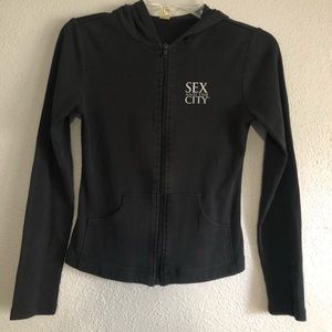 Sex and the city Long Sleeve zip up hooded jacket
